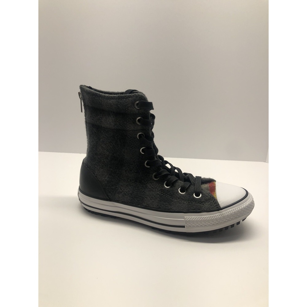 Converse Chuck Taylor Wool-rich Wool Womens Size 5 Gray Hi Rise Boots